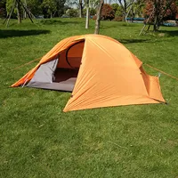 Tente ultralégère professionnelle étanche pour 2 personnes avec tige en aluminium d'avion tente double couche pour le camping