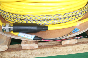 Zero Buoyancy ROV Umbilical Tether <b>Cable</b> Integrated Fiber Power Control Wire Subsea <b>Waterproof</b> <b>Cable</b> With Watertight Connector - Product Image 3