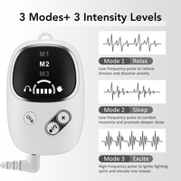 Appareil de thérapie par impulsions portatif rechargeable à clip d'oreille intelligent CES pour l'aide au sommeil