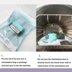 Manopole di conteggio scatola di disinfezione dentale custodia per sterilizzatore per <span class=keywords><strong>Autoclave</strong></span> Burs Endo portadocumenti con conteggio scatola di separazione di 2 colori per - Product Image 4
