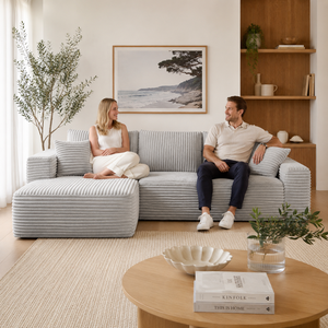 Sofá de Espuma Viscoelástica Comprimida, Sofá Cama sin Estructura, Sofá Modular con Relleno de Esponja, Estilo Interior Moderno - Product Image 5