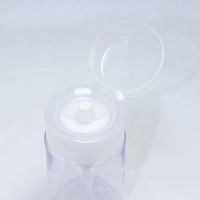 Bouteilles en plastique personnalisées de 60, 100, 150, 200 ml (2 oz, 5 oz) à épaule plate pour nettoyant cosmétique et lotion, avec bouchon et pompe à impression sérigraphique