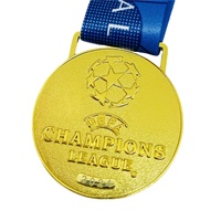 Médaille de football personnalisée de la finale de la Ligue des Champions 2024 U Efa, fabriquée en usine depuis 20 ans