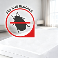 Housse de matelas 100 % imperméable à 6 côtés avec fermeture éclair intégrale, respirante, silencieuse, en polyester tricoté, pour usage hôtelier