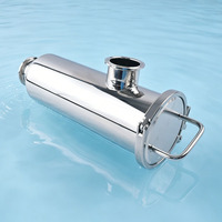 Nouveau filtre sanitaire OEM personnalisé en acier inoxydable à raccord Tri-Clamp avec débit de 5 GPM et élimination des particules de 0,1 à 300 microns pour applications industrielles