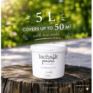10 ICE 5 lt LaChalk the evolution of <b>chalk</b> paint Where <b>chalk</b> meets resin: Hybrid <b>Chalk</b> Resin Paint made in Italy water-based - Product Image 2