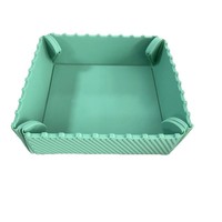 Tapis magnétique en silicone résistant à la chaleur, plateau de rangement anti-salissures, support de casserole réutilisable, tapis pliable