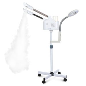 Vaporizador Facial Profesional de Doble Tubo Frío/Caliente con 3 Niveles, de Aleación Cromada, Multifuncional para Uso Doméstico - Product Image 1