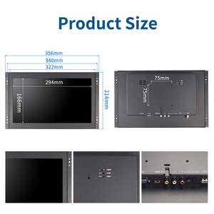 Cao brightness1000nits 13.3 inch 1920*1080 mở khung bảng điều chỉnh công nghiệp màn hình cảm ứng màn hình PC LCD hiển thị cho ngoài trời photobooth - Product Image 4