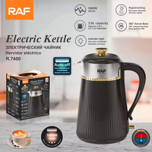 Black Stainless Steel Cordless Electric <b>Kettle</b> <b>Temperature</b> <b>Control</b> Large Capacity for Tea Coffee Hot Water Household - Product Image 5