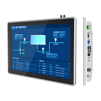 Nuevo Monitor Táctil Industrial Integrado IP65 de 10.4-23.6 Pulgadas, Panel PC Sin Ventilador con Procesador Intel J4125/i5/i7, Compatible con Linux/Windows