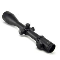 Lunette de chasse Visionking à grand champ de vision 4-48x65 avec verre ED, éclairage IR, longue portée, tube de 35 mm, deuxième plan focal, 4,4-3,66 pouces pour les yeux