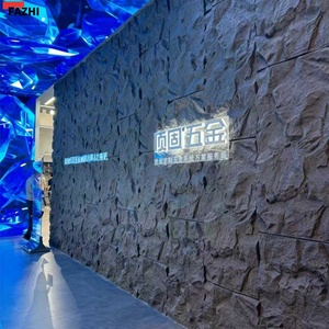 人工フレキシブル天然石テクスチャタイルベニヤシート大型スラブモダンヴィラPUストーンウォールパネルクラッディング - Product Image 5