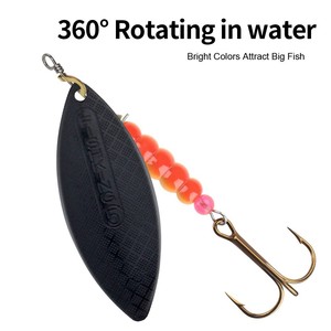 FTK <span class=keywords><strong>Spinning</strong></span> Spinnerbait Metal Jig Lures Crankbaits Treble Hooks Bass Mandarin Fish Ocean Boat Sea Fishing Adatto per Lanci Lunghi - Product Image 5