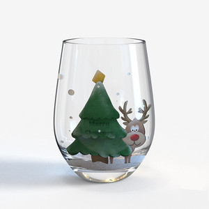 Verre à whisky personnalisé avec logo, 500 ml, 16 oz, tasse créative en forme de renne de Noël, cadeau de Noël, tasse à eau ou à café en forme d'œuf - Product Image 4