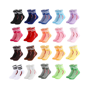 Phụ Nữ Trọng Lượng Nhẹ Giản Dị Crew Vớ Mềm Dệt Kim Chống Vi Khuẩn Cơ Thể Đầy Màu Sắc Thư Mô Hình Mùa Hè Phụ Kiện - Product Image 1