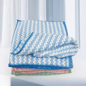 Chiffon de nettoyage en microfibre en polaire corail à vente chaude, séchage rapide, absorbant l'huile, chiffon de nettoyage de cuisine - Product Image 6