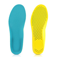 Épaissir PU semelles confortables doux haute élastique course athlétique chaussure Inserts Absorption des chocs respirant coussinets de pied
