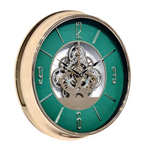<span class=keywords><strong>Orologio</strong></span> da <span class=keywords><strong>Parete</strong></span> al Quarzo in Metallo con <span class=keywords><strong>Ingranaggi</strong></span> Rotanti, Stile Moderno e Lussuoso, Decorazione per Casa e Ufficio, <span class=keywords><strong>Orologio</strong></span> da <span class=keywords><strong>Parete</strong></span> di Design - Product Image 6