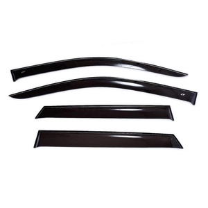 Déflecteurs de vitre de voiture, 4 pièces, faces en acrylique noir, pour VW <span class=keywords><strong>GOLF</strong></span> MK5 2004-2009, pare-choc <span class=keywords><strong>5</strong></span> portes, JDMotorsport88 - Product Image 3