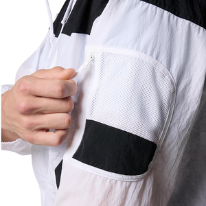 Giacca a Vento Urbana da Uomo su Misura con Polsini Elastici, Resistente all'Acqua, con Cappuccio, Taglio <span class=keywords><strong>alla</strong></span> <span class=keywords><strong>Moda</strong></span> per Passeggiate e Incontri Informali - Product Image 6