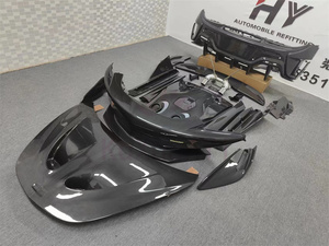 Cubierta de motor de fibra de carbono seco, kit de carrocería de faldón lateral para parachoques delantero y trasero, 2015-2018 <span class=keywords><strong>Mclaren</strong></span> 540C 570S, actualización 600LT - Product Image 4