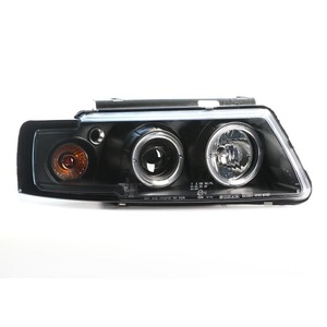 Fari a Proiezione LED Modificati con Occhio d'Angelo per <span class=keywords><strong>Volkswagen</strong></span> <span class=keywords><strong>Passat</strong></span> <span class=keywords><strong>B5</strong></span> Modelli 99-07 - Product Image 1