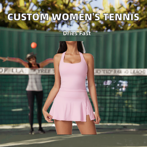 Conjunto de Camisetas Deportivas de Tenis Transpirables de Secado Rápido para Mujer, Personalizables, de Malla sin Mangas, para Golf y Pickleball - Product Image 2