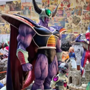 Statue GK Dragon Ball King Cold Mecha Frieza en résine, sculpture artistique, décoration d'intérieur pour collectionneurs d'anime, haute précision, peinte à la main - Product Image 1