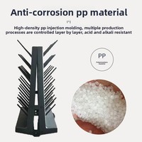 Rak Pengering Laboratorium PP Desain Modern Pegboard Rak Penampung Air untuk Sekolah, Pabrik, Bengkel, Rumah Sakit, Penggunaan Komersial Vitallab PB-01