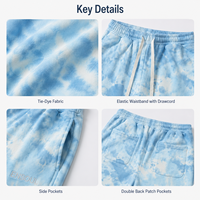 Pantalon de survêtement premium sur mesure pour homme, coupe droite et large, style décontracté vintage streetwear hip-hop, vêtement de créateur tie-dye, fabrication OEM