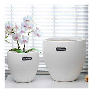 Hot hiện đại Chậu hoa trắng nhựa nhà máy trồng trong nhà ngoài trời nhựa trang trí nồi - Product Image 6
