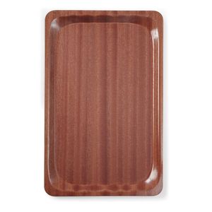 Plateau de service rectangulaire AmerBox GN 1/1 en acajou, antidérapant, laminé, 325x530mm - Product Image 1