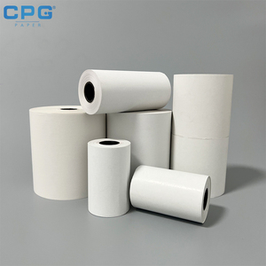 Papier thermique personnalisé 80x70mm pour reçus, avec logo publicitaire sur toute la surface, pour caisses enregistreuses de magasins de détail - Product Image 1