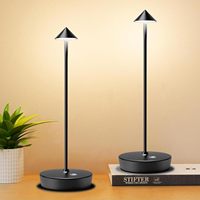 TSINYE-Lampe LED de table sans fil, rechargeable, à piles, pour bureau, d'extérieur, étanche, portable, tactile, à intensité variable