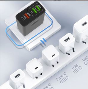 New 65W Super Fast Charger US EU US 3A+2C Travel Wall Charger Power <b>Adapter</b> for Smartphone - Product Image 3