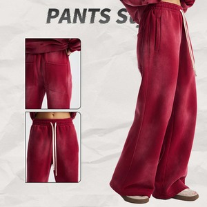 <span class=keywords><strong>Pantaloni</strong></span> sportivi invernali 360G in stile street, tinta spray, lavati, a lunghezza media, strappati, con bordi sfrangiati, stile equitazione, larghi, <span class=keywords><strong>felpati</strong></span> - Product Image 3