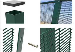 Clôture <span class=keywords><strong>rigide</strong></span> haute sécurité 358, protection périmétrique professionnelle - Product Image 6