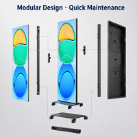 Pantalla LED Plegable P2.5-P1.25 de Venta Directa de Fábrica, Pantalla de Visualización para Interiores a Todo Color HD con Proceso GOB para Uso en Ascensores