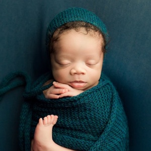 Atrezos para fotografía de recién nacidos, mantas tejidas con gofres, envoltura elástica para bebé posando, accesorios para sesión de fotos para cumpleaños, fotografía de recién <span class=keywords><strong>nacido</strong></span> - Product Image 3