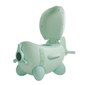 Asiento de entrenamiento para ir al baño para bebés, personalizado, con diseño de avión, portátil, de plástico, para niños, con diseño de dibujos animados, material PP PU - Product Image 2
