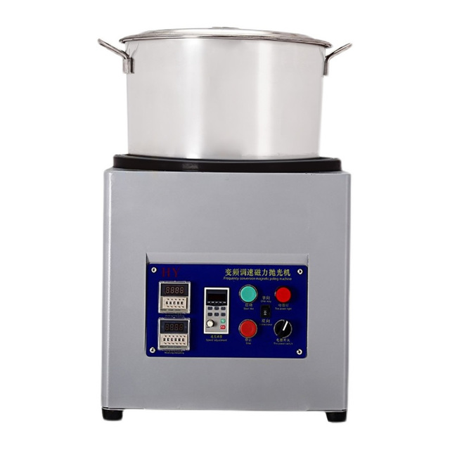 Frequency Speed Control Mini Magnetic Tumbler Jewelry Polisher Magnetic Polishing Machine for Jewelry