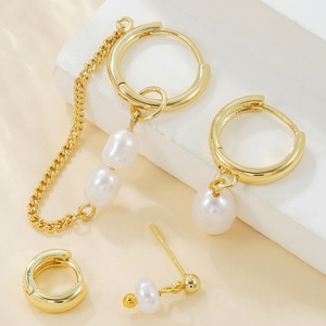 أقراط زولا مخصصة مرصعة بمسمار مجوهرات مصممة للنساء هدية الزفاف بالجملة أقراط متدلية أنيقة - Product Image 3