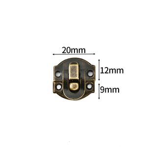 Iron Clasp Buckle Small Size Yellow Antique Bronze Silver For Wooden <b>Box</b> Durable Hardware - Product Image 4