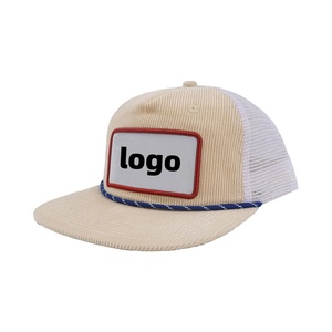 Custom Rope Hat Performance <b>Mens</b> <b>Flat</b> Brim Corduroy Snapback Hat Unstructured Baseball Sports <b>Cap</b> Gorras Camping <b>Caps</b> for <b>Men</b> - Product Image 1