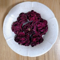 Mei Gui Hua thé naturel comestible à double pétales de rose rouge foncé roses fraîches coupées beauté peau thé traitement brut