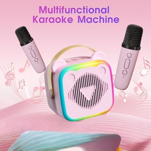 Haut-parleur léger avec fonctions de modification de la voix, entrée auxiliaire, emplacement pour carte mémoire 32 Go et design en plastique pour la lecture de musique - Product Image 5