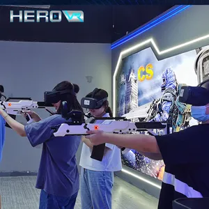 HEROVR 4 6 Person Multiplayer Large Space Virtual Reality Indoor PPGUN Games Machine Vr Arena