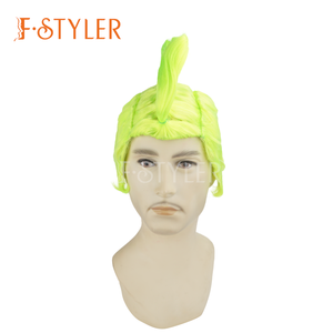 FSTYLER pelucas samurái varios colores <span class=keywords><strong>pelo</strong></span> sintético ajustable para <span class=keywords><strong>Halloween</strong></span> Cosplay <span class=keywords><strong>disfraz</strong></span> Anime fiesta peluca fábrica al por mayor - Product Image 4