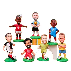 2024 Paris Jogos Futebol Estrela Estátua Bobblehead Personalizado Jogador De Basquete Estrela Decoração Presente 12CM Jogos